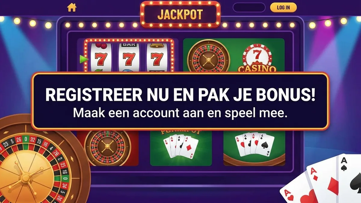 Registreren met bonus